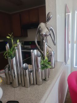 Organ Pipe Vase / Figurine  both $10