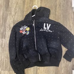 LV zip up hoodie