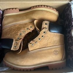 Bape timberlands Size 11 Brand New