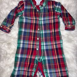 Ralph Lauren Baby Boy Shirt Onsie 6 Months