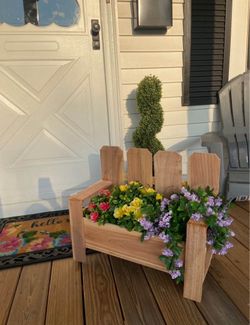 Bench planter