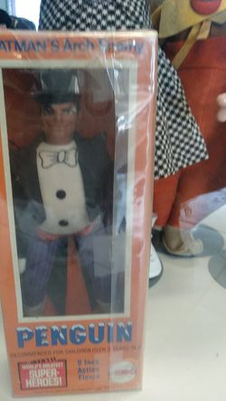 1973 mego penguin toy brandnew in box very rare