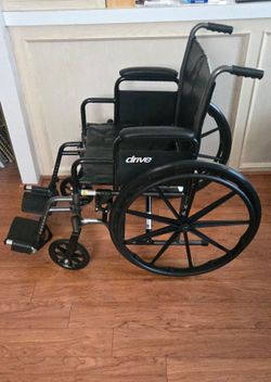 Wheelchair with Foot Rests