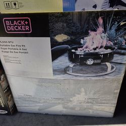 Black &Decker portable gas fire pit