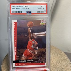 1993 Upper Deck Michael Jordan PSA 8