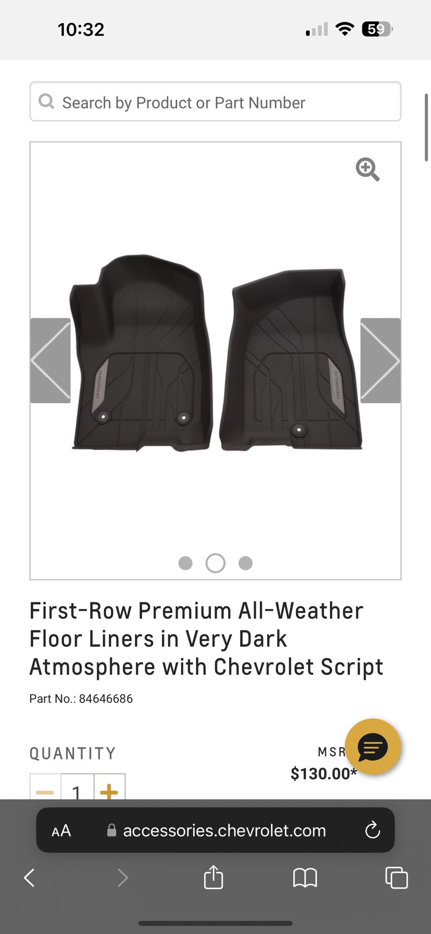 2021 Chevrolet Suburban/ Tahoe Premium All Weather Floor Mats
