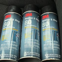 3M rubber n vinyl spray adhesive