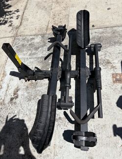 . Thule bike rack (I believe it is a T2 model) with trailer hitch mount