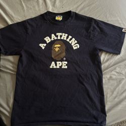 BAPE Men’s Collage Tee Navy Size Large