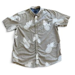 Men's Pineapple Print Button-Up Shirt Jack O’Neill