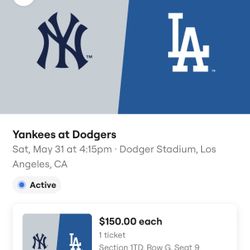 Dodgers vs Yankees.  
