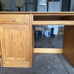 Solid Wood Computer Desk