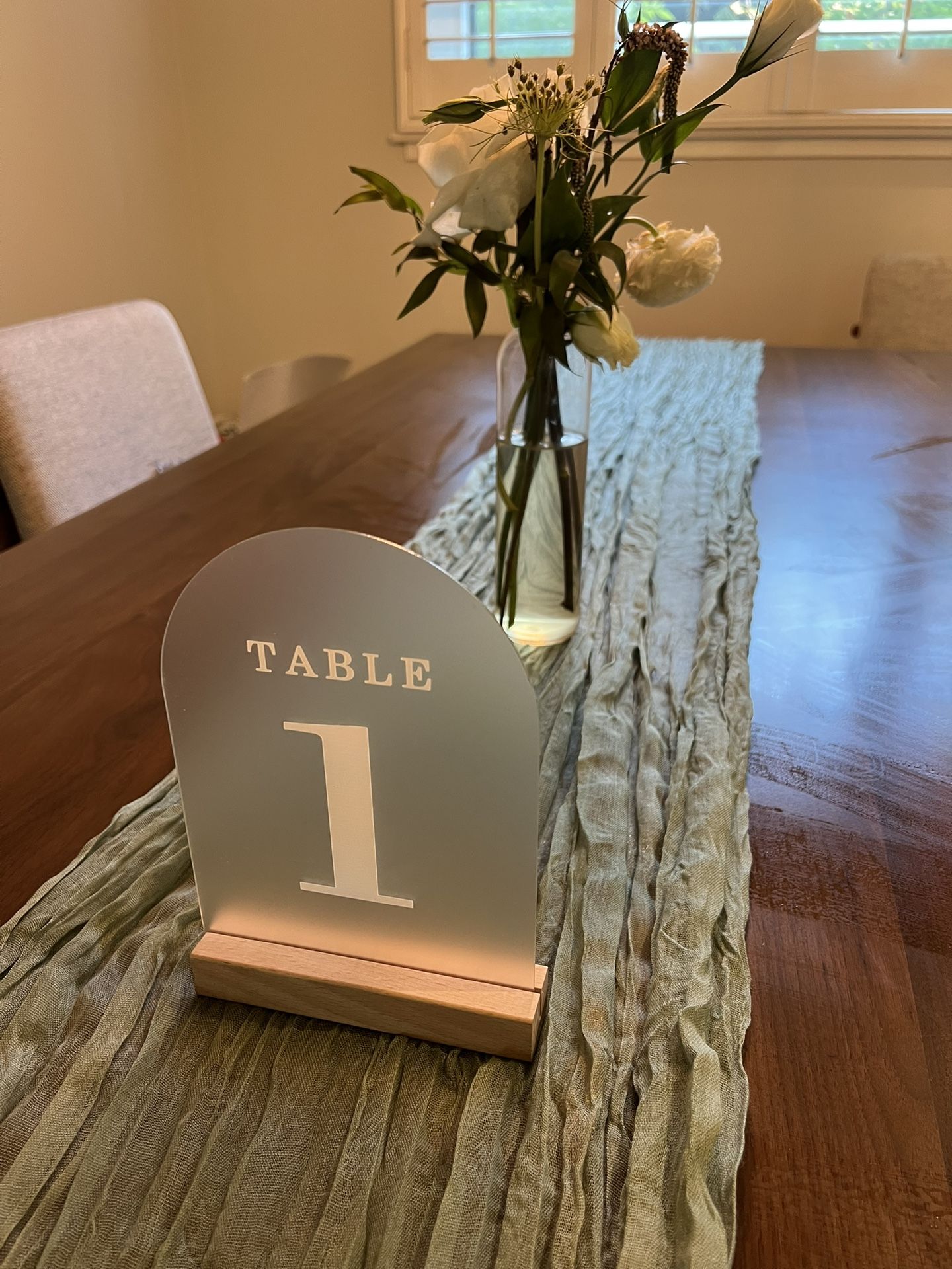 Table Numbers
