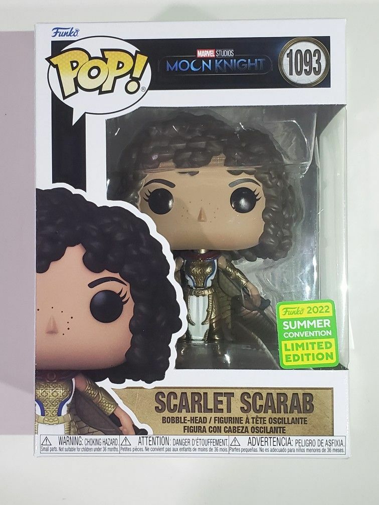 FUNKO SCARLET SCARAB MARVEL MOONKNIGHT SDCC 2022 SUMMER CON Limited Edition MINT