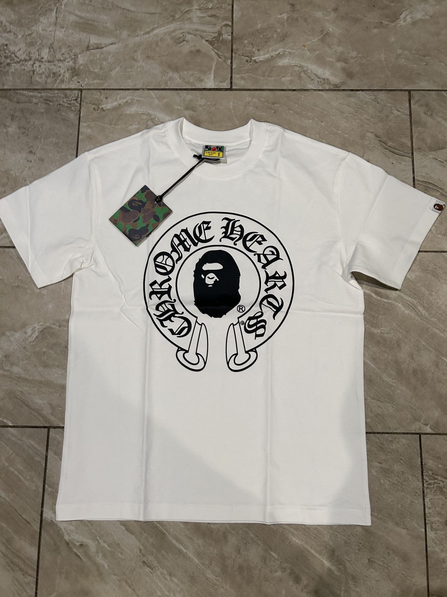 bape x chrome hearts tee