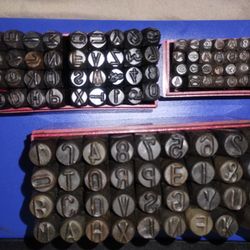 Pittsburgh Steel Stamping Set 1/8" 1/4" and 3/8"