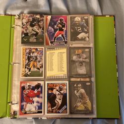 Over 150 Football And Baseball Cards 