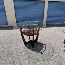 Glass Top Kitchen Table 