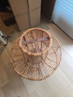 Decorative Wicker light fixture
