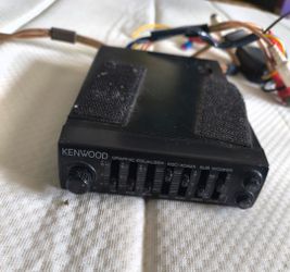 vintage Kenwood KGC-4042A in-dash car graphic equalizer