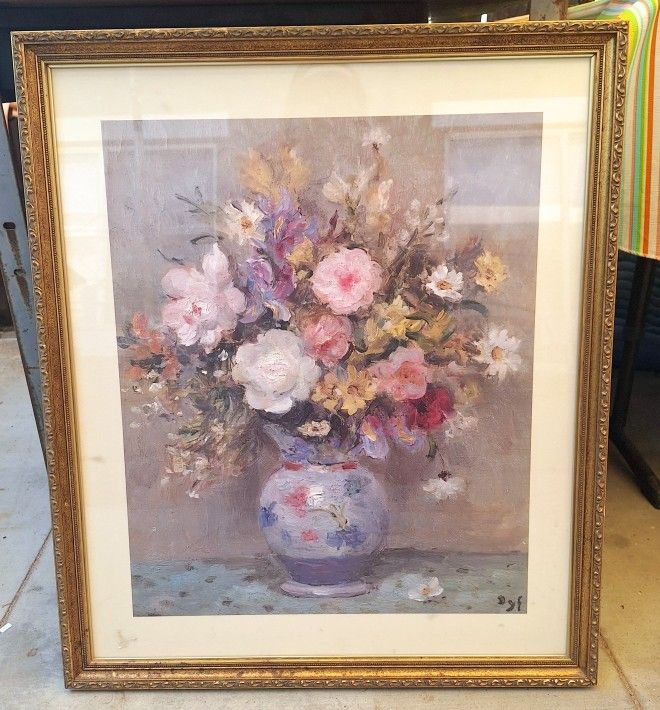 Large Beautiful Framed Print Aaron Brothers 23-1/2x28-1/2 Now $20