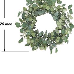 Artificial Eucalyptus Wreaths Thumbnail