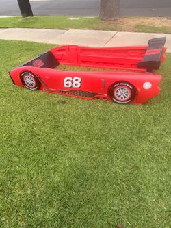 Race car bed frame