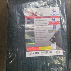 12ft × 16ft Super Heavy Duty Mesh Shade In Dark Green