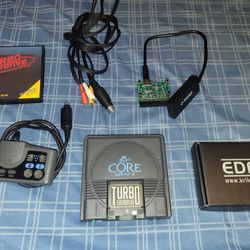Pc-engine / Tg-16  With everdrive Pro And hdmi Output Card