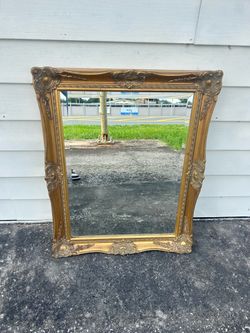 Gold mirror 23”x29”