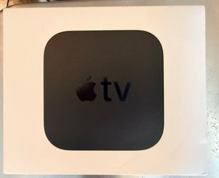 Apple TV in original box with Two Remotes, Power Chord, HDMI Cable