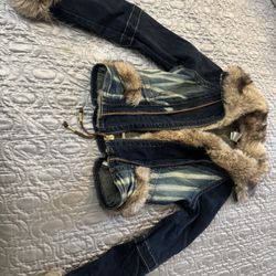 Baby Phat Faux Trimmed Coat “S”