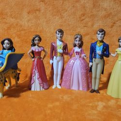 Disney Prince & Princess 4"-6" Figure Bundle 