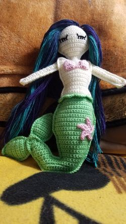 New Crochet Mermaid Ragdoll Plushie