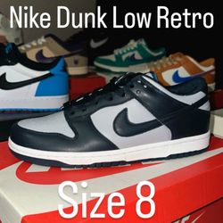 Nike Dunk Low GS Wolf Georgetown Grey Dark Obsidian 
