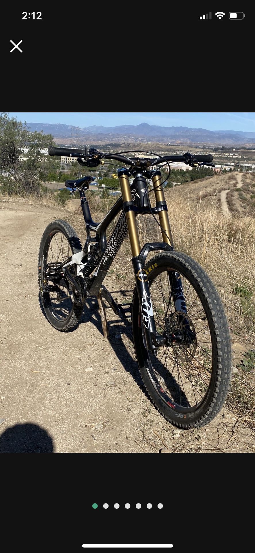 V10 Santa cruz downhill bike