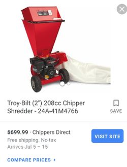 Chipper shredder