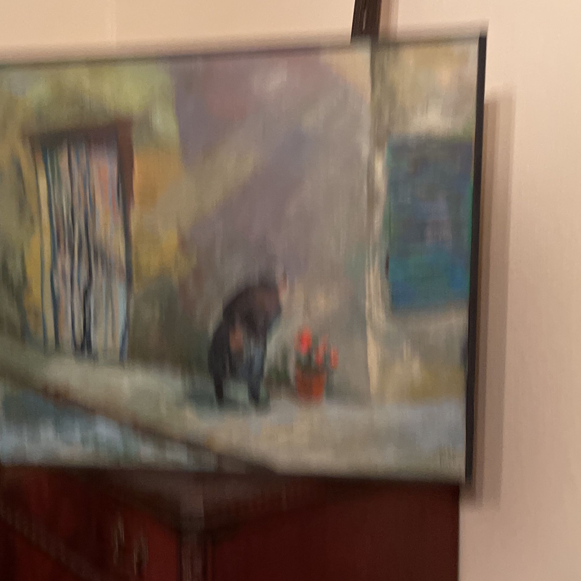 Best Offer Original Painting Jean Gates Hall “Potted Plant”
