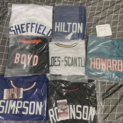 Autographed sports jerseys