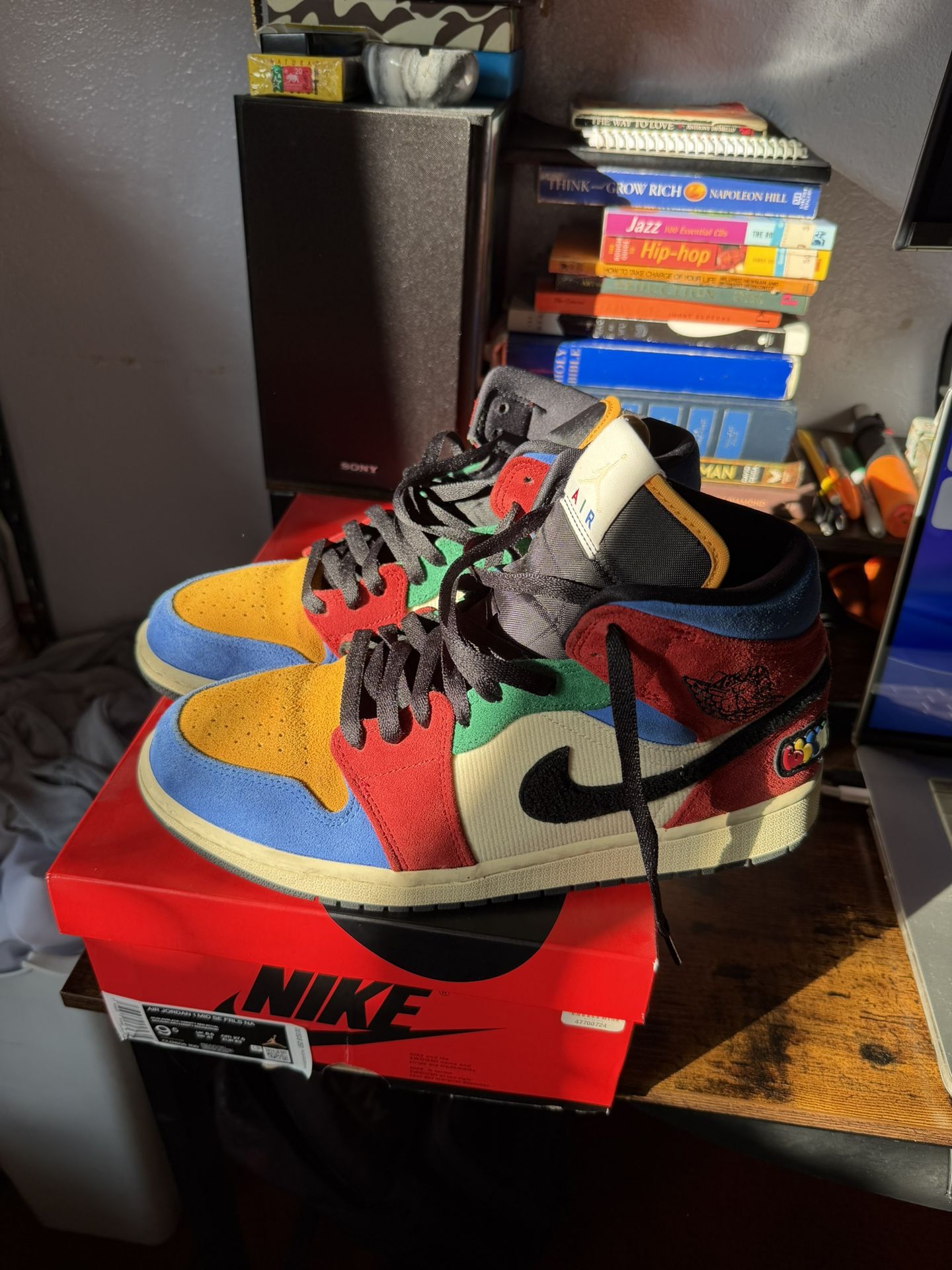 Air Jordan 1 “No Fear” BlueTheGreat 