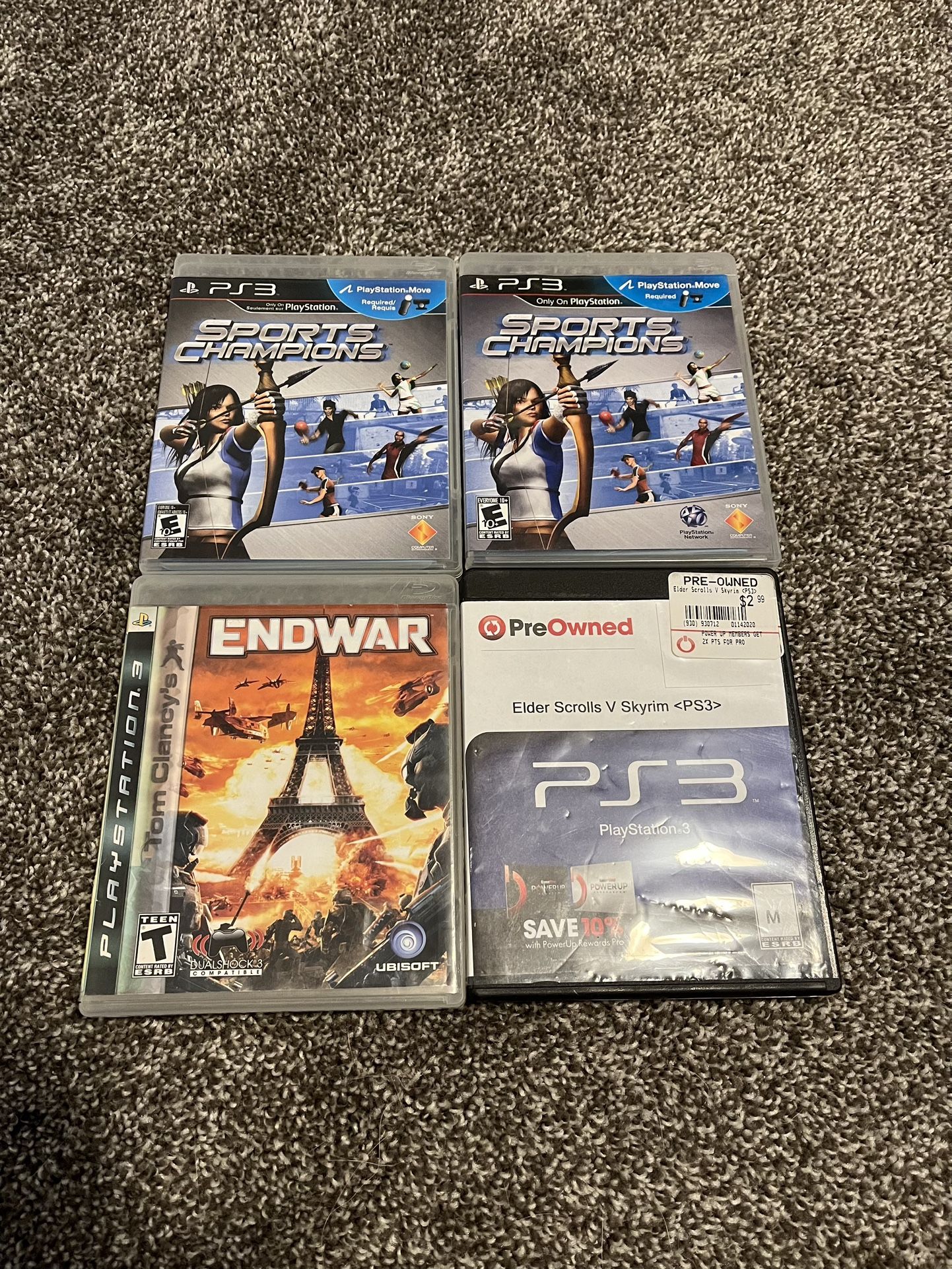 $4 Each Or $14 For All 4 PS3 Games