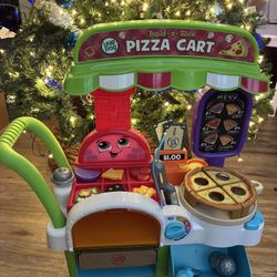 Leap frog pizza cart