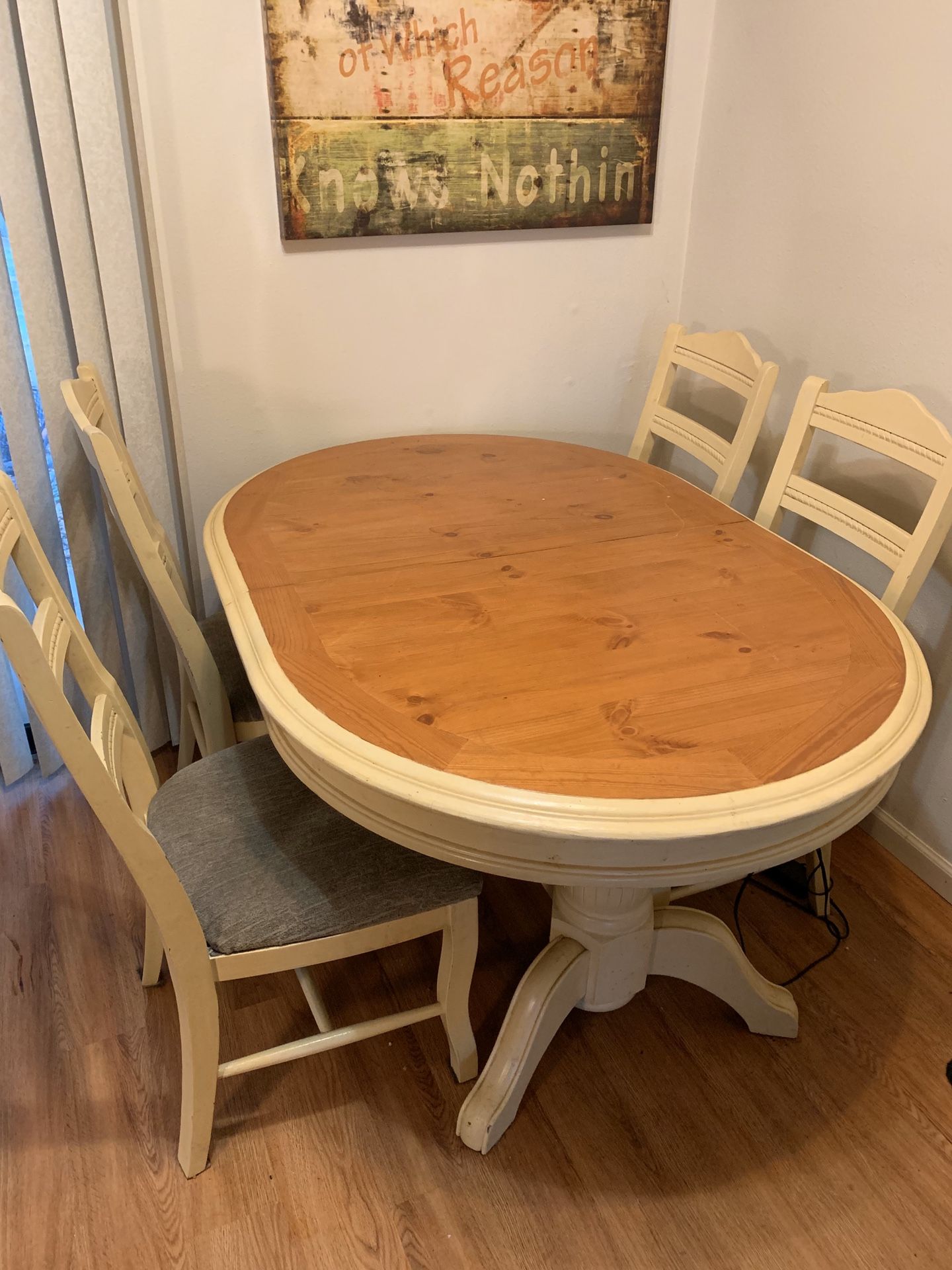 Kitchen table and chairs