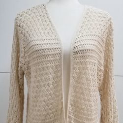 Knit Sweater Jacket L