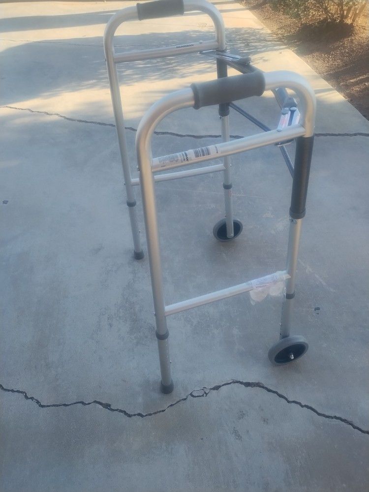 Guardian Two-Button Folding Walker (New)