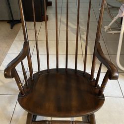 Hitchcock Rocking Chair, Brown
