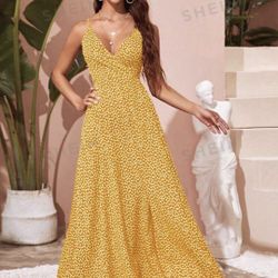 New Yellow Maxi Dress