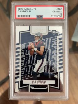 CJ Stroud 2023 Absolute Rookie RC PSA 10