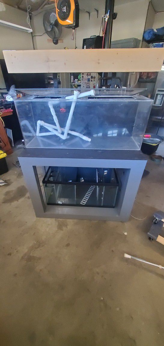 55 Gallon Aquarium With Stand And Sump