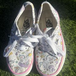Vans Authentic Kids Unicorn Fairy Sneakers Size 12